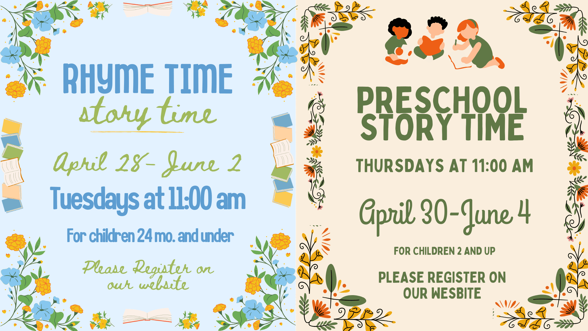 apr 26 story times