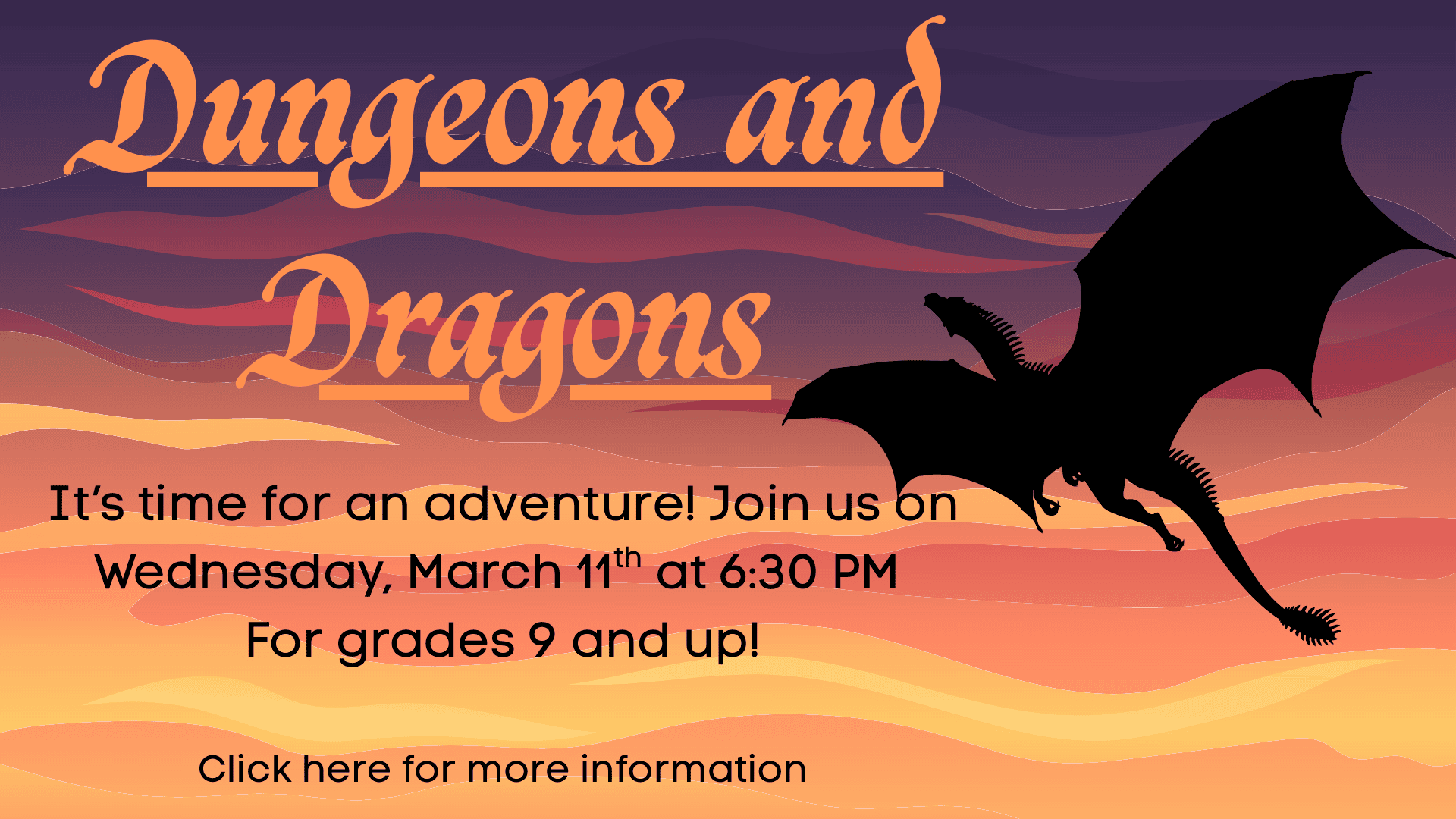 mar 26 d&d gr 9+(1) Click the slide for more information.