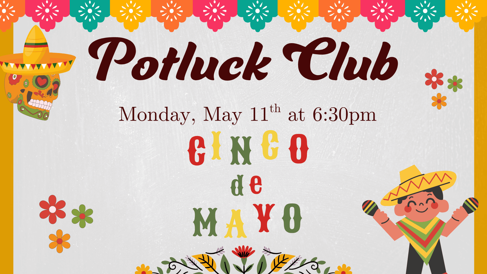 may 26 potluck