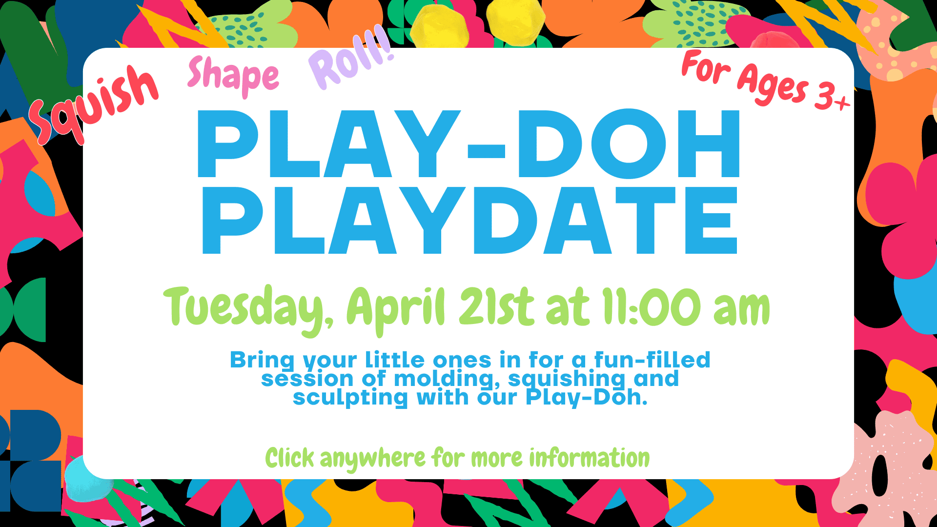 play doh playdate(2). Click anywhere for more information.